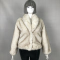 Custom OEM/ODM Wholesale FAUX FUR JACKET Coat Short Winter Fur Jacket Female Luxury Custom Fur Coat