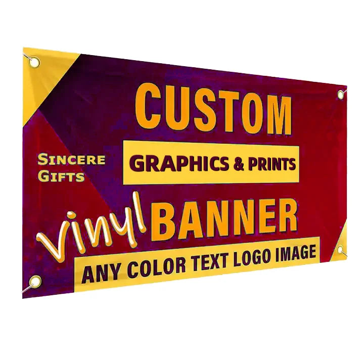 Custom UV Printing Party Outdoor Advertising Vinyl Banners Digital Printing Personalized Advertising Fabric Flag Banners