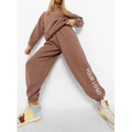 K210346 Hight Quality Fall Women's Pants Set Custom Logo Hoodie and Jogger Set Plus Size Sport Wear Workout Two Piece Set Pants