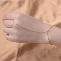 Wholesale Ins Style Personality Trend Satellite Chain Jewelry 925 Sterling Silver Bead Chain Finger Chain Bracelet for Women