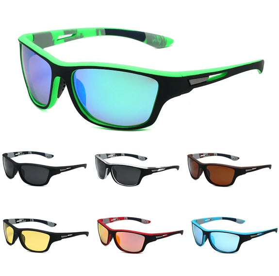 Outdoor Polarized Sports Sunglasses for Men 2023 Pc Frame Tac Sheet Men Sunglasses Cycling Outdoor Running Windproof Sunglasses