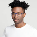 Men square Acetate Eyewear New Acetate Collection Eyewear Men Eyeglasses in Stock Fashion Style Popular Metal Decoration