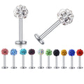 316L Surgical Steel Externally Thread Cartilage Earrings Body Jewelry Externally Thread Helix Tragus Piercing Labret Studs