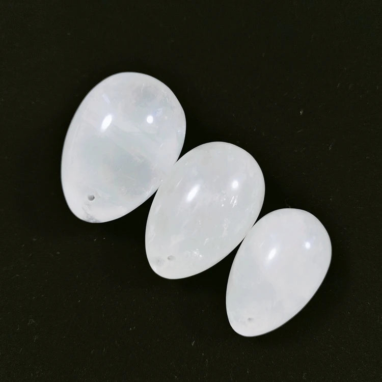 HY Wholesale Natural Crystal Clear Quartz Woman Yoni Eggs Certified