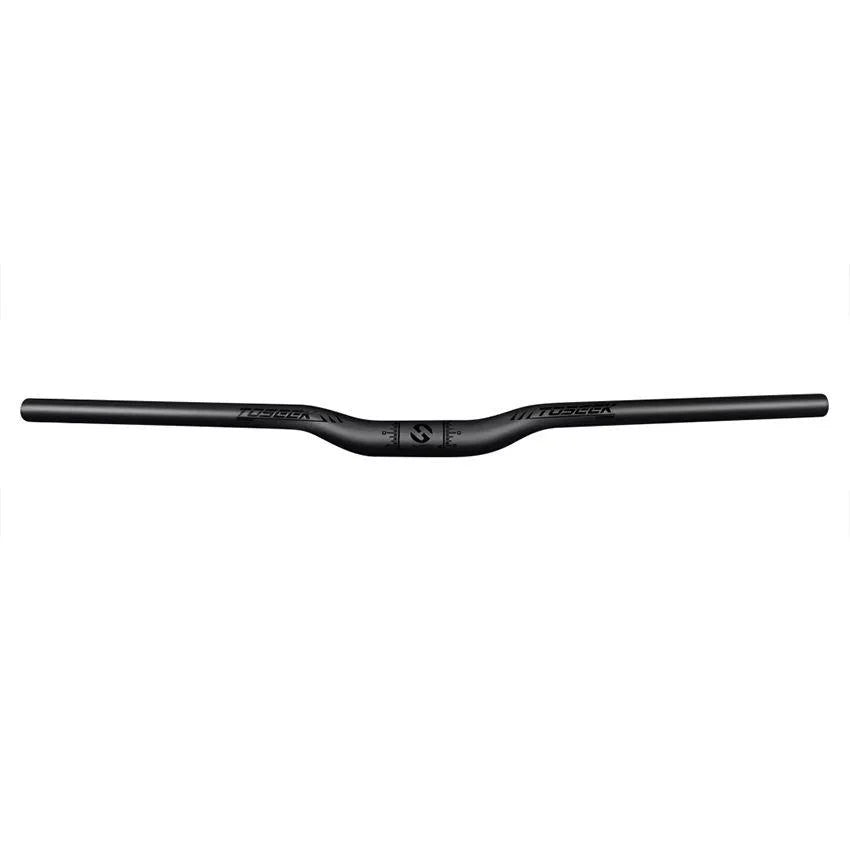 TOSEEK Mtb Handlebar Full Carbon MTB Flat Rise Mountain Bike Handlebar 701-800mm Width 31.1-32.5mm Clamp Diameter Bicycle Parts