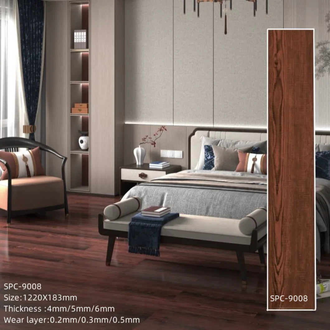 Waterproof Pvc Wood Style Unilin Click LVT Flooring PVC Floor Tile Spc Vinyl Flooring Plank