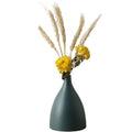 Simple Blue Modern Ceramic Small Vase-Creative Christmas Desktop Decoration for Home