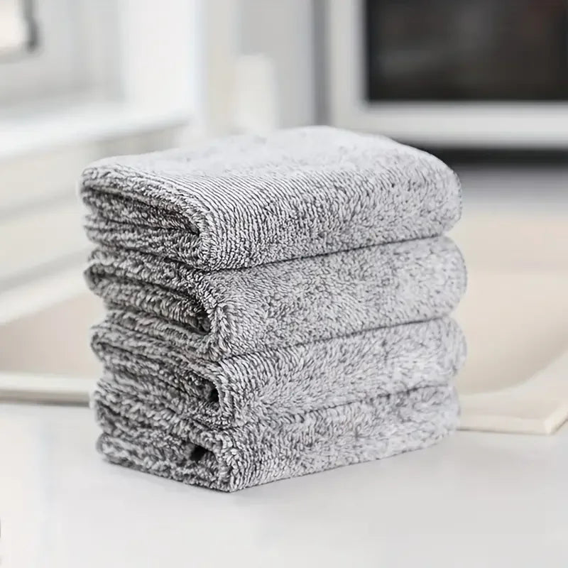 Ultra Thick Polyester Kitchen Cleaning Cloth Hanging Dish Table Cloth-Low Price Effective Absorption Cleaning Tool