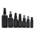Customizable Color Glass Matte Black White Perfume & Skin Care Bottle with Pump Sprayer