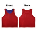 Wholesale Custom Reversible Sublimation Printing Mesh Polyester Lacrosse Jersey Pinnies