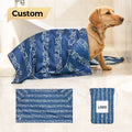 Wholesale Custom Logo Double Layers Ultra Soft Quick Drying Microfiber Waffle With Bag Adjustable Towel