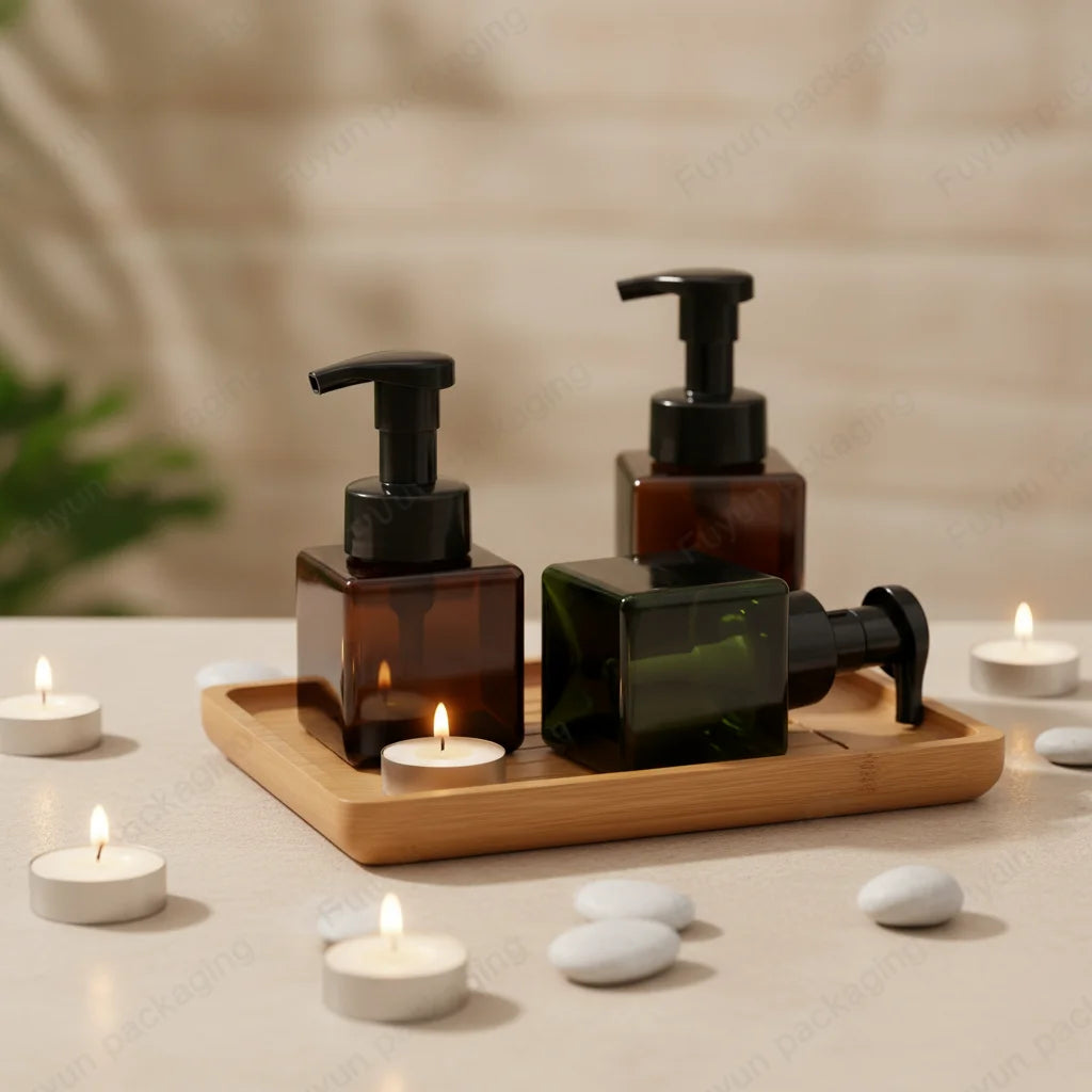 250ml 450ml 650ml PETG Foaming Hand Soap Shampoo Bottle Foam with Pump Empty Shower Gel Bottle