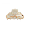 Rhinestone Decorated Butterfly Hair Claw Pure Color Acetate Hair Claw Clips Rhinestone Hair Accessories for Women