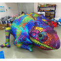 Giant Inflatable Chameleon Model for Animal Theme Party Decoration