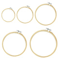 Drop Shipping Frame Embroidery Hoop Bamboo Ring DIY Needlecraft Crosstitch Set Embroidery