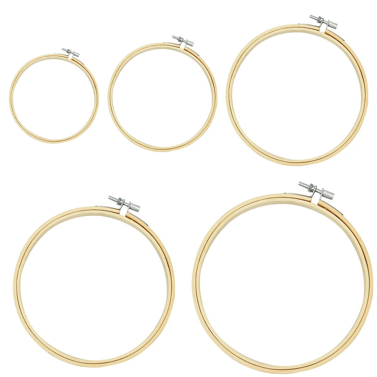 Drop Shipping Frame Embroidery Hoop Bamboo Ring DIY Needlecraft Crosstitch Set Embroidery