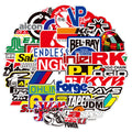 50Pcs Racing Motorcycle LOGO Waterproof Graffiti Stickers for Luggage Notebook Car Decor Vinyl Sticker