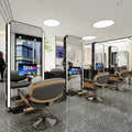 Single and Double-sided Barber Shop Hair Clipper Lens With LED Lights With Android TV Simple Japanese-style Salon Lens