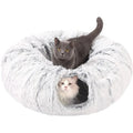 Two-in-One Foldable Eco-friendly Winter Solid Plush Cat Nest Quadrate Shape Pet Cushion Made Comfortable Cloth Small Animals