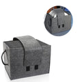 Motorhome Plate Holder Dish Holder Camping Tableware Storage Felt Organiser for 8 Plates Rattle Free