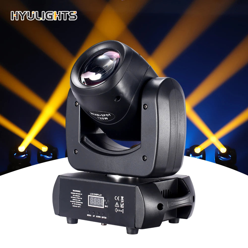 Multicolor Ip33 120W Rgbw Led Disco Moving Head Light Halo Dj Effect Club Stage Wedding Party Beam Light Dmx512 Control
