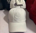 Low MOQ High Quality Oxford Cotton Caps and Hats Men Custom Embroidery 6 Panel Dad Hat with Dot Pattern