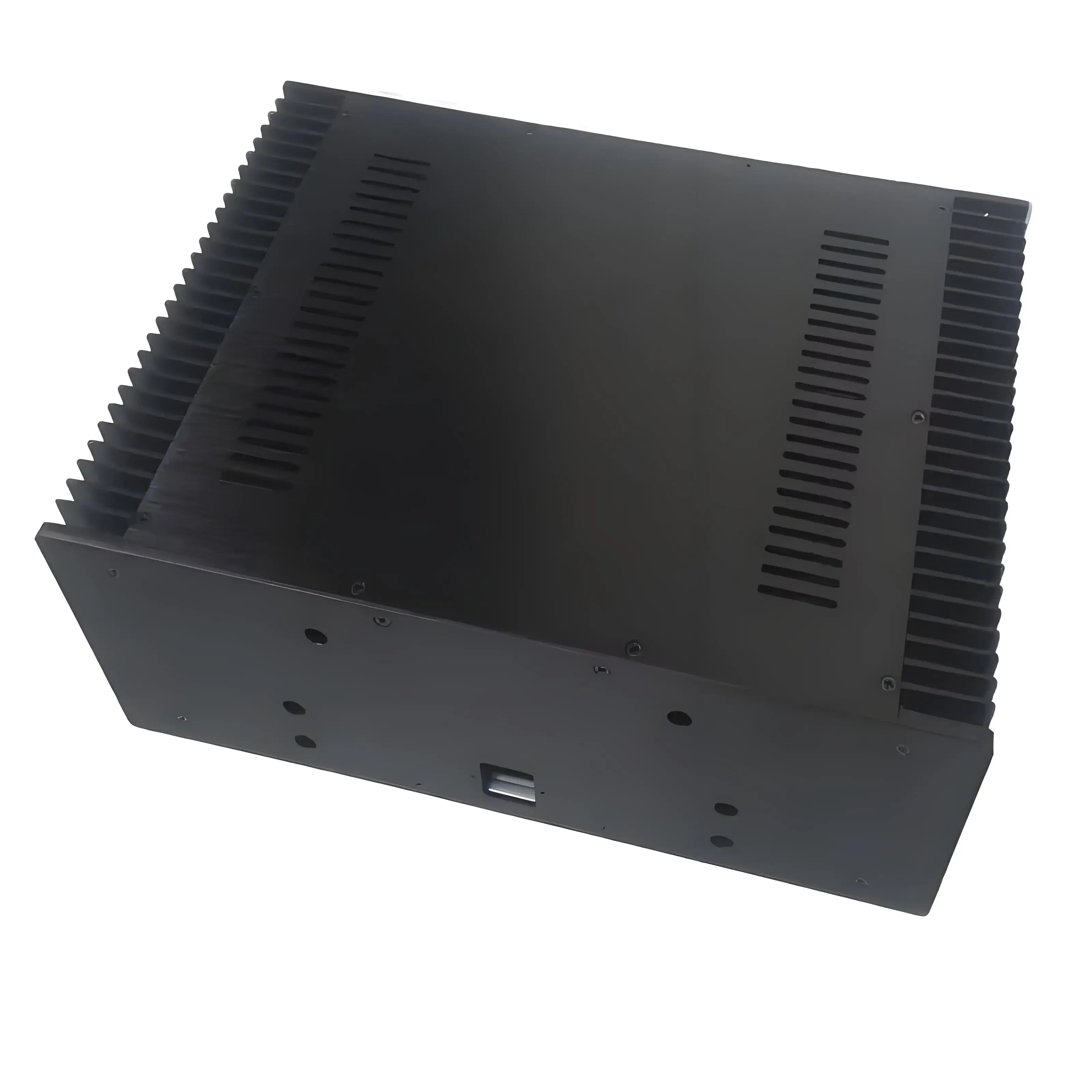 CNC Precision Machining Cnc Processing Custom Hi-Fi Chassis Aluminum 6061 Enclosure for Guitar Effects Pedal Switcher