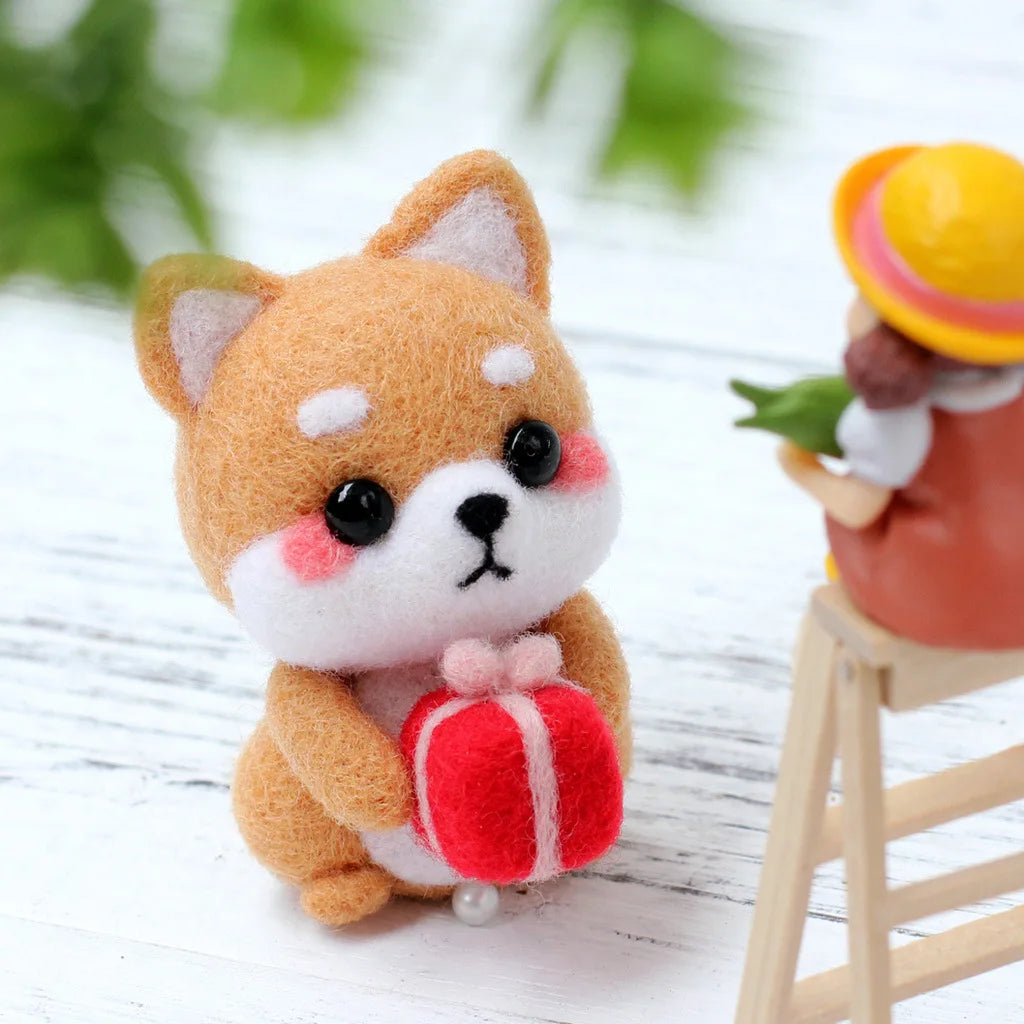 DIY Accessories Cute Dog Carton Toy Custom Handmade Wool Felt Handcraft Kits
