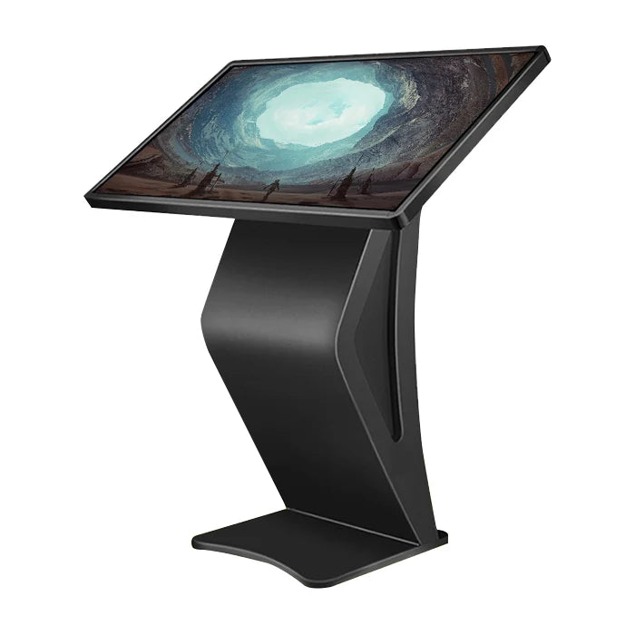 Shopping Mall 43 Inch 4K Black PC All in One Android AIO Way Finding Software Touch Screen Kiosk