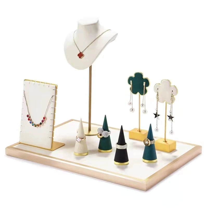 Wholesale High End Metal Base Ring Jewelry Display Rack for Store showcase