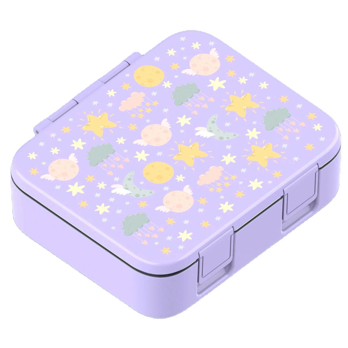 New Silicone Seal 3 Compartments Microwavable Leak Proof Airtight Plastic Bento Box Set for Newborn Children Food Packaging