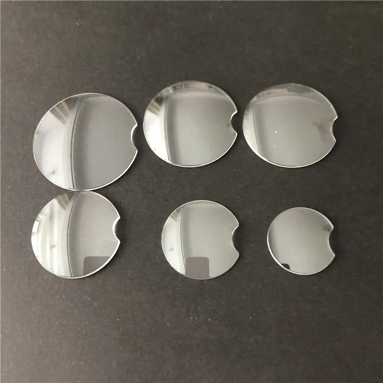Watch Glass or Sapphire Crystal 21mm 25.5mm 29mm 32mm 33.3mm Double Dome With Notch Watch Glass for Selko Balloon