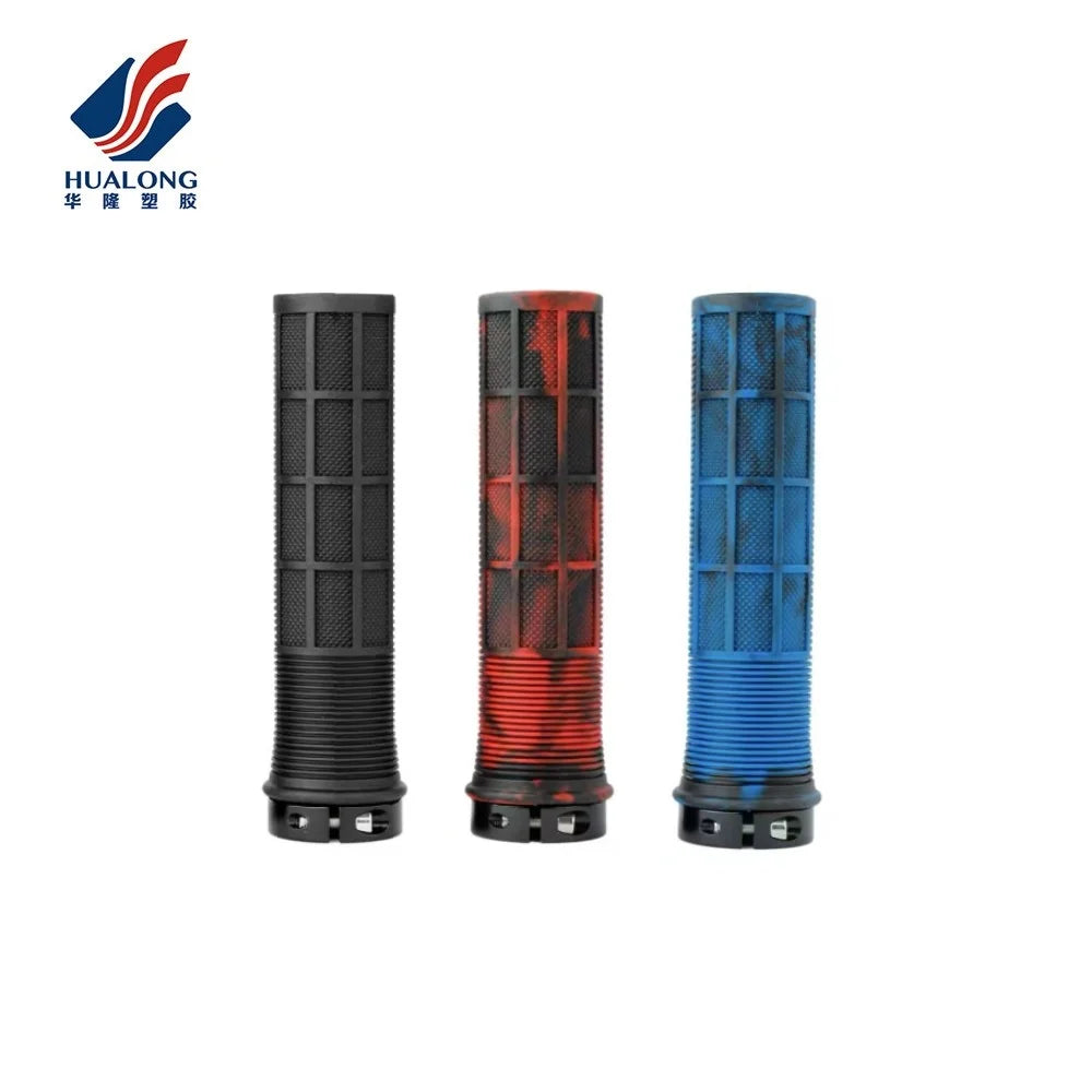 R2 HUALONG TOP Hot Sale Bicycle Parts Handlebar Rubber Mix-color Laser Logo Anti-slip Road Bike Grips HL-G241
