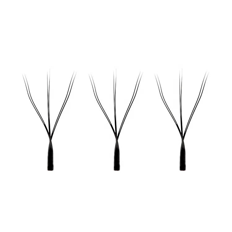 0.07mm C/D Curl W Shape Lashes  New Design 8-16mm Crisscross W Eyelash Extension