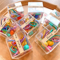 Cute Cartoon Rubber Elastic Hair Ties 10pcs Per Box No Hurt Hair Candy Color Accessories for Kids Hairbands Product Category