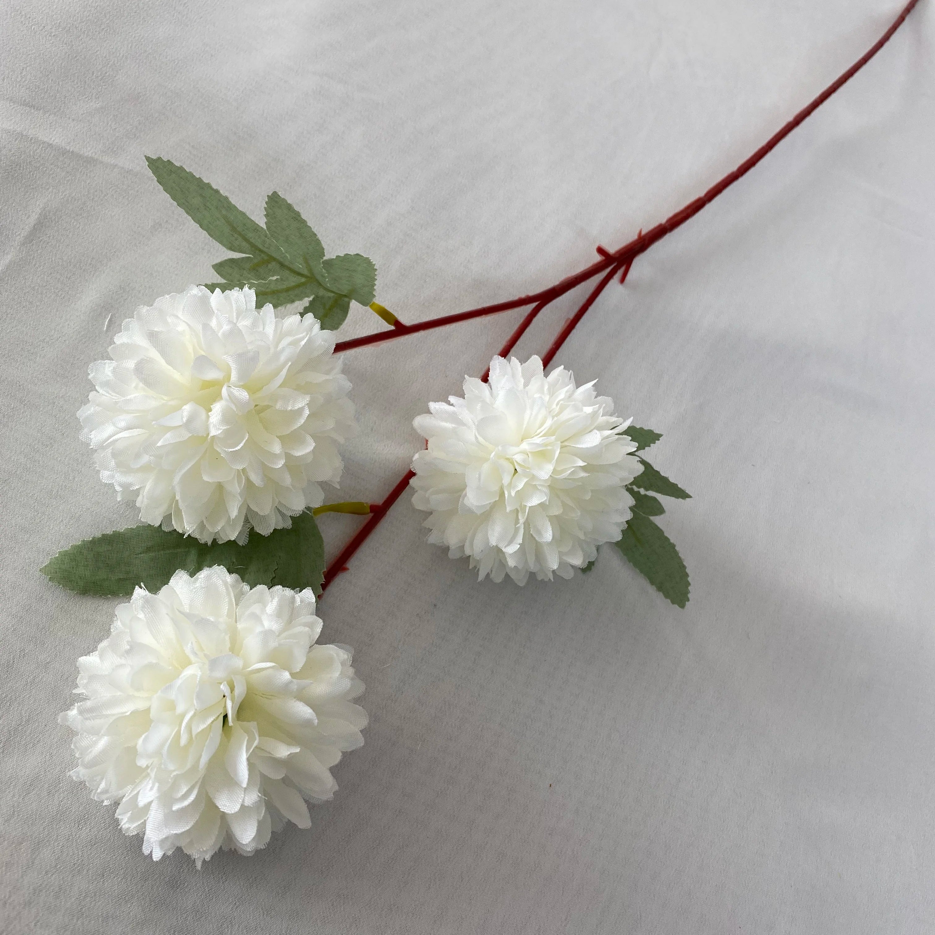 Multicolor-white Modern Style Artificial Flower Wedding Decoration Three Headed Ball No. 2