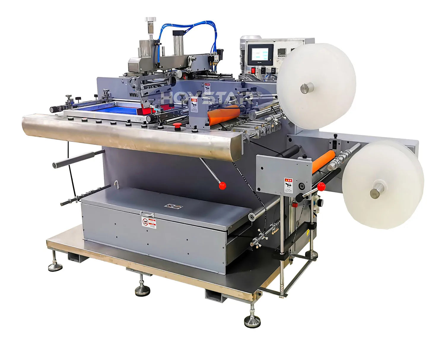 Fully Automatic One Color Silk Screen Label Printing Machine for Satin Ribbon Labels GW-BD150