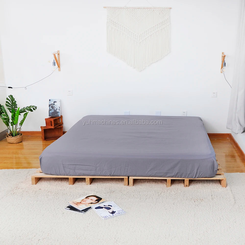Grounding Queen Size Fitted Sheet Earth Connected Conductive Silver Fiber Cotton 300tc Home All-Season Fitted Sheet for Better
