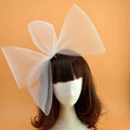 Fashion Korean Style Bridal Wedding Mesh Veil Fascinator Floral Lace Hair Band Accessories Headdress for Women