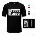 CB047-MS04 Custom Men's Quick Drying Training T-Shirts 95% Polyester 5% Spandex Knitted Short-Sleeved Track Sportswear Free