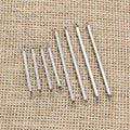 20pcs Stainless Steel 1.5x25mm/40mm Rectangular Straight Tube Double Single Hole Earrings Pendant Jewelry Making Accessories