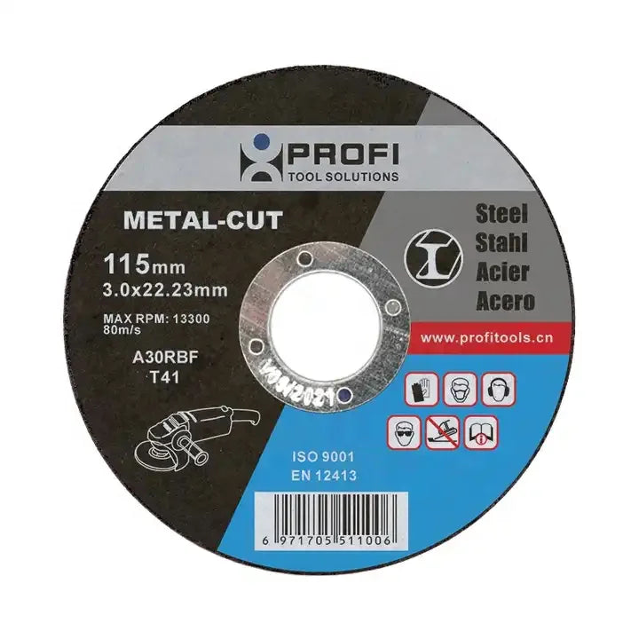 Abrasive Cutting Disc Cut-Off Wheel for Angle Grinder Metal Resin Grinding Saw Blades OEM 115*3*22.23mm