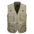 Custom Designs Newest Hot Sales Outdoor Men's Multi Pocket Cotton Fishing Photography Jacket Vest