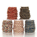 8mm Width Rolo Cable Link Chains for DIY Hip Hop Necklaces Findings Bracelets Supplies Jewelry Making Accessories
