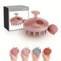 Custom Logo Silicone Scalp Massager Shampoo Brush With Dispenser Gentle Exfoliating for Dandruff Removal Sensitive Scalp