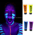 Shinein Fluorescent Luminous Makeup Water Based Neon Color Uv Glowing Body Face Paint for Kids