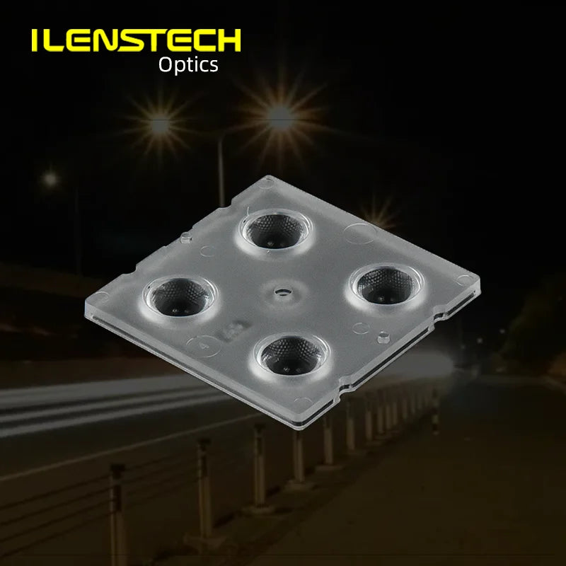 5050 Secondary Optics 2x2 Led Lens for Sport Lighting