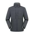 Autumn Winter Outdoor Soft Shell Jacket for Men Women Velvet Thickened Stand-Up Collar Composite Fabric Fleece for