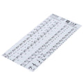 Transparent 49 61 Key Electronic Keyboard 88 Key Piano Stave Note Sticker for White Keys