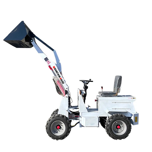 New Battery Operated 0.3ton Loader Electric Mini 300kg Front End Loader for Garden Home Use